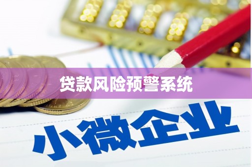 临沭贷款风险预警系统