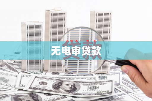 临沭无电审贷款