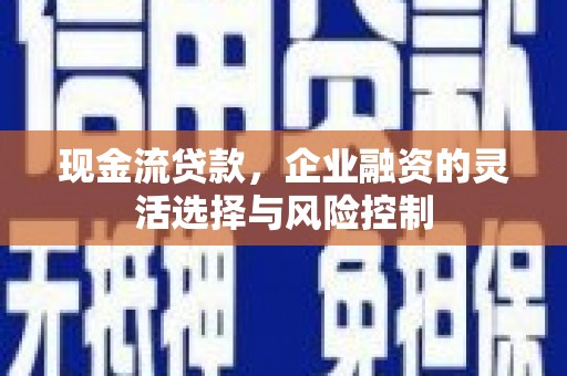 临沭现金流贷款，企业融资的灵活选择与风险控制
