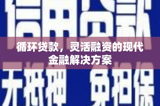 临沭循环贷款，灵活融资的现代金融解决方案
