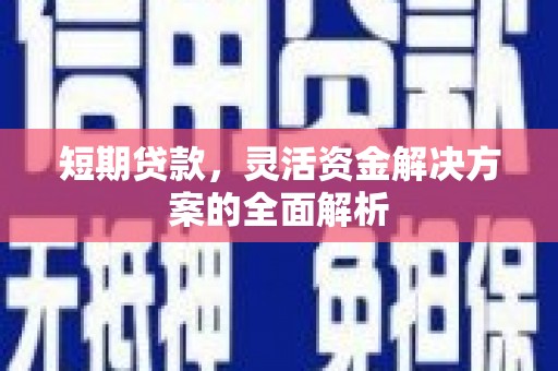 临沭短期贷款，灵活资金解决方案的全面解析