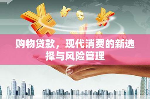 临沭购物贷款，现代消费的新选择与风险管理