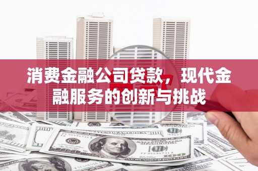 临沭消费金融公司贷款，现代金融服务的创新与挑战