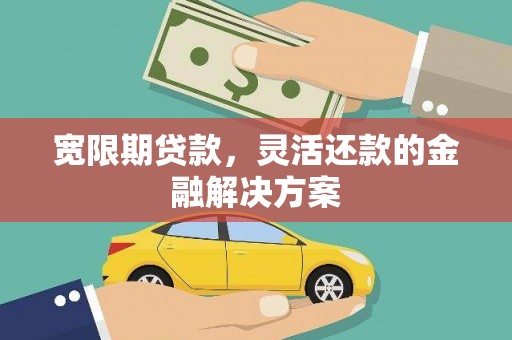 临沭宽限期贷款，灵活还款的金融解决方案