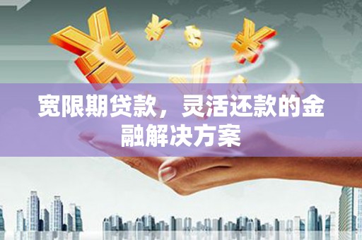 临沭宽限期贷款，灵活还款的金融解决方案