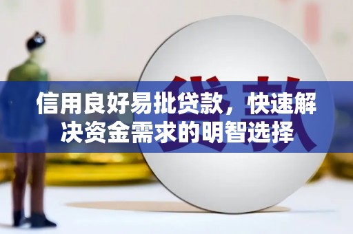 临沭信用良好易批贷款，快速解决资金需求的明智选择