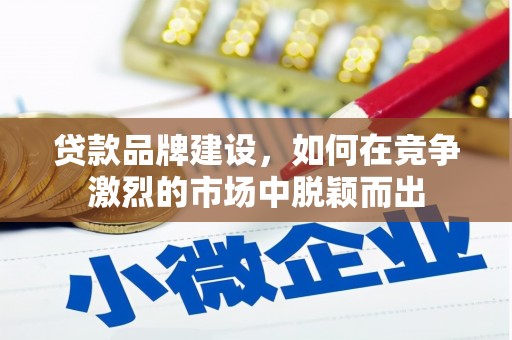 临沭贷款品牌建设，如何在竞争激烈的市场中脱颖而出