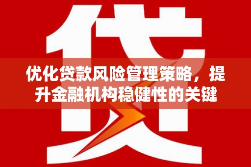 临沭优化贷款风险管理策略，提升金融机构稳健性的关键