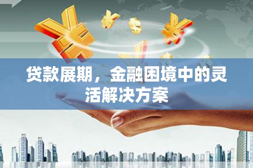 临沭贷款展期，金融困境中的灵活解决方案