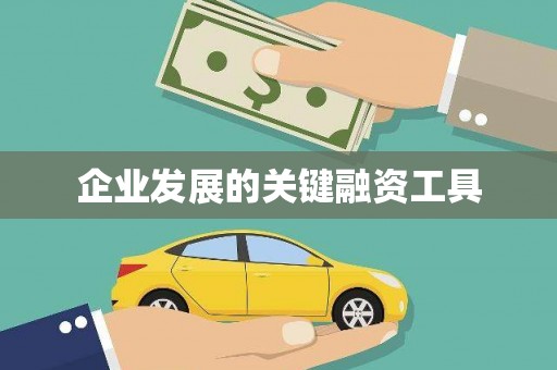 临沭企业发展的关键融资工具