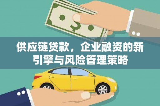 临沭供应链贷款，企业融资的新引擎与风险管理策略