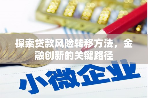 临沭探索贷款风险转移方法，金融创新的关键路径