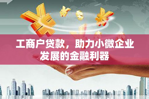 临沭工商户贷款，助力小微企业发展的金融利器