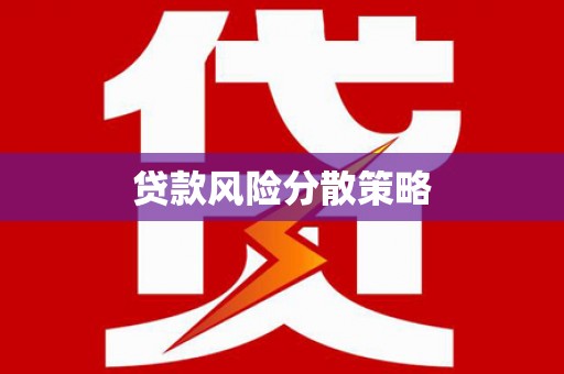 临沭贷款风险分散策略