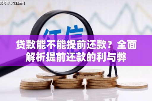 临沭贷款能不能提前还款？全面解析提前还款的利与弊