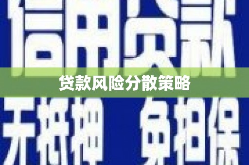 临沭贷款风险分散策略