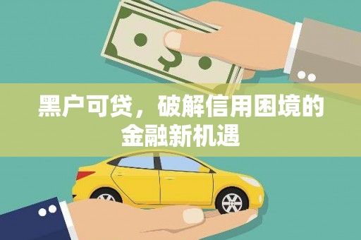 临沭黑户可贷，破解信用困境的金融新机遇